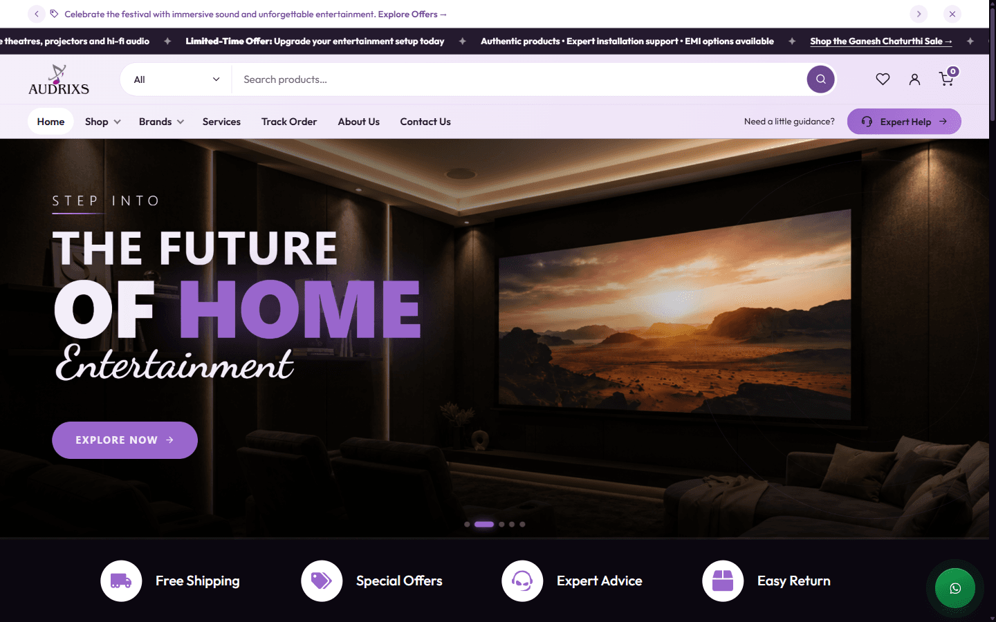 Audrixs — Premium Audio & Home Theatre Store