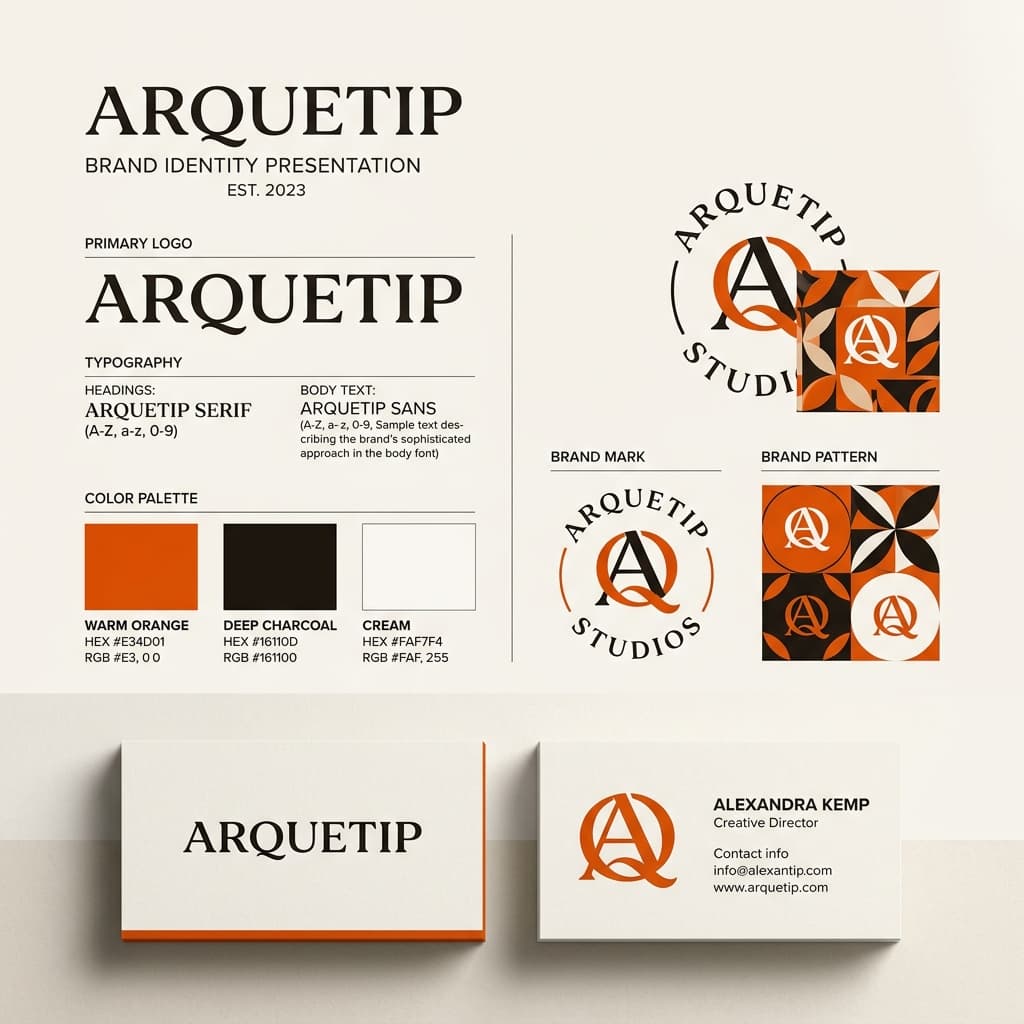 Brand identity presentation