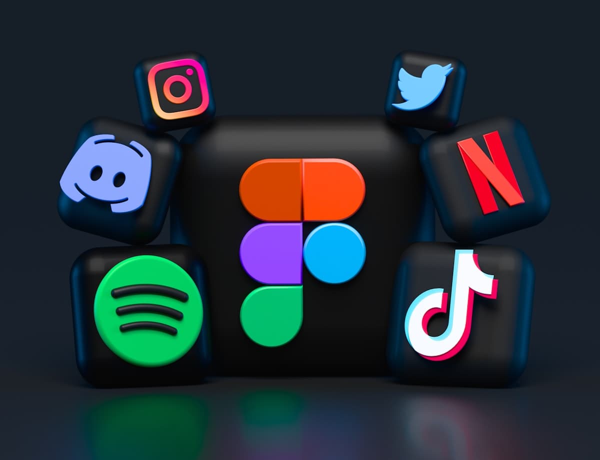 Content and social creative being produced