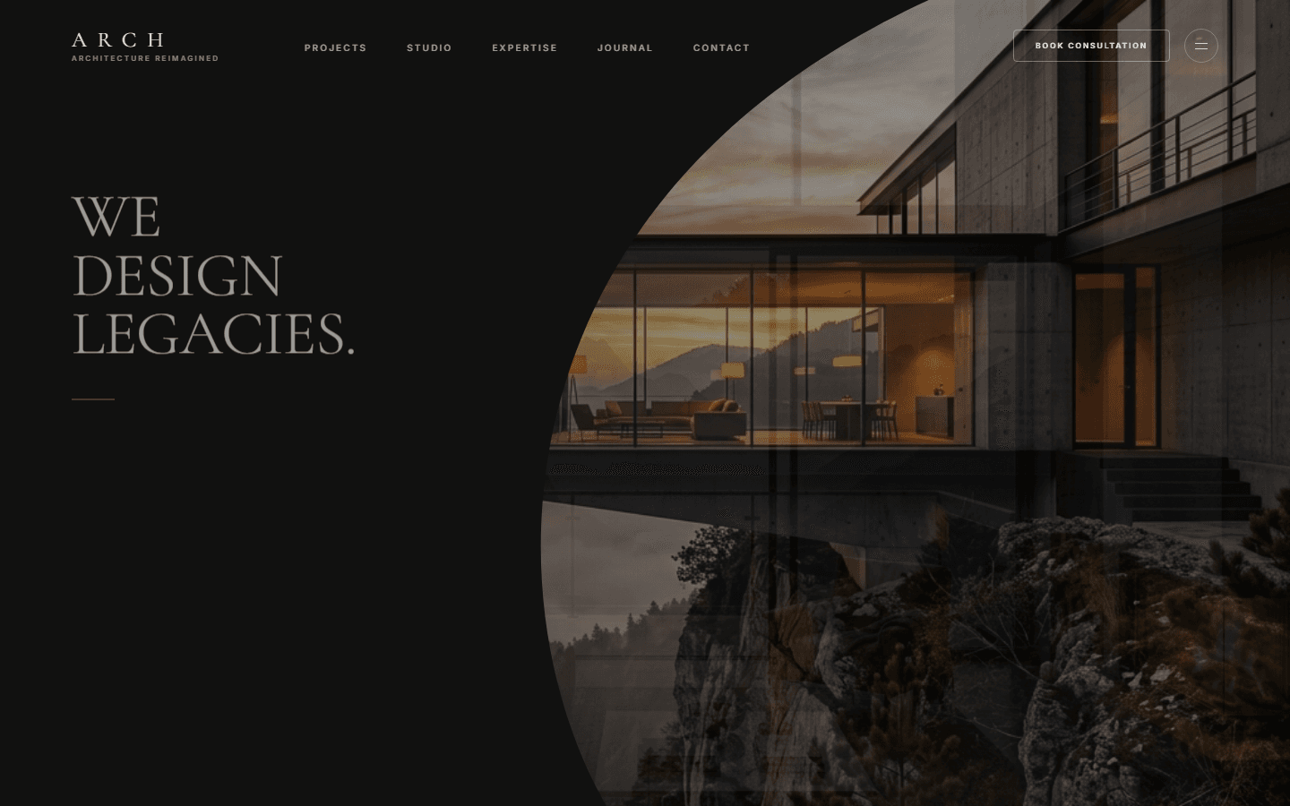 ARCH — Architecture Studio Website